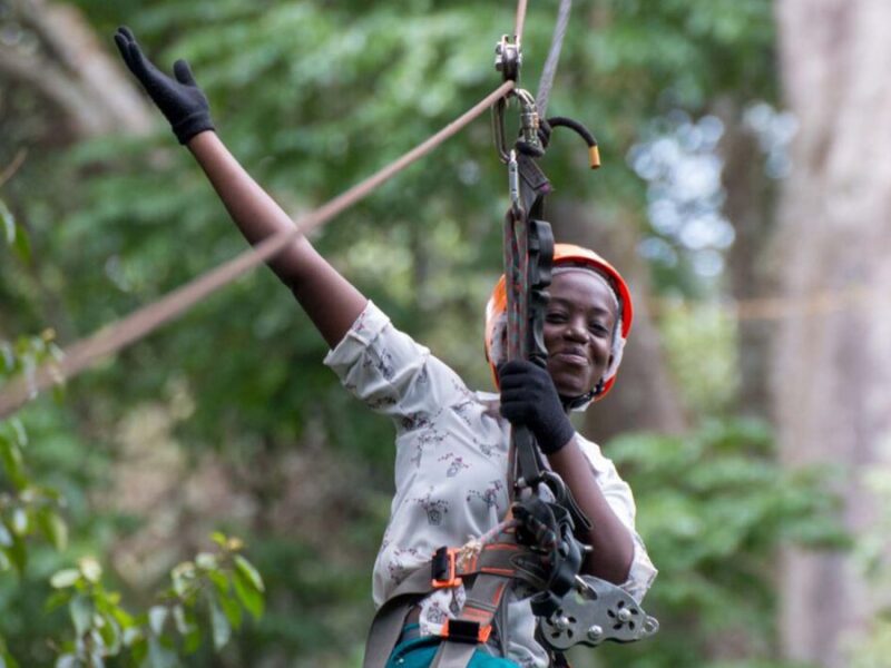 Ziplining in Mabira Forest 50$ per person