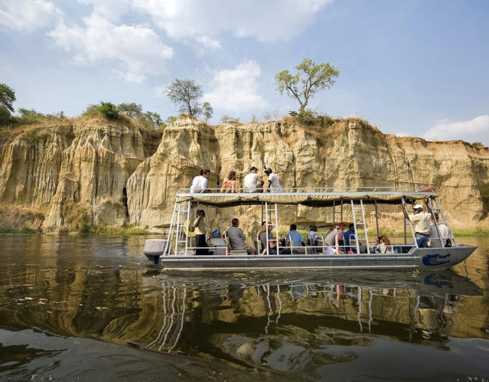 Kazinga Channel Boat Cruise in Queen Elizabeth