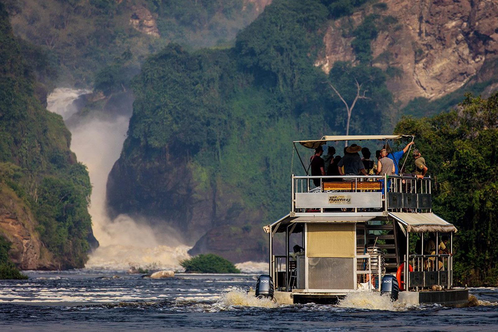 Boat Cruise to the Bottom of Murchison Falls